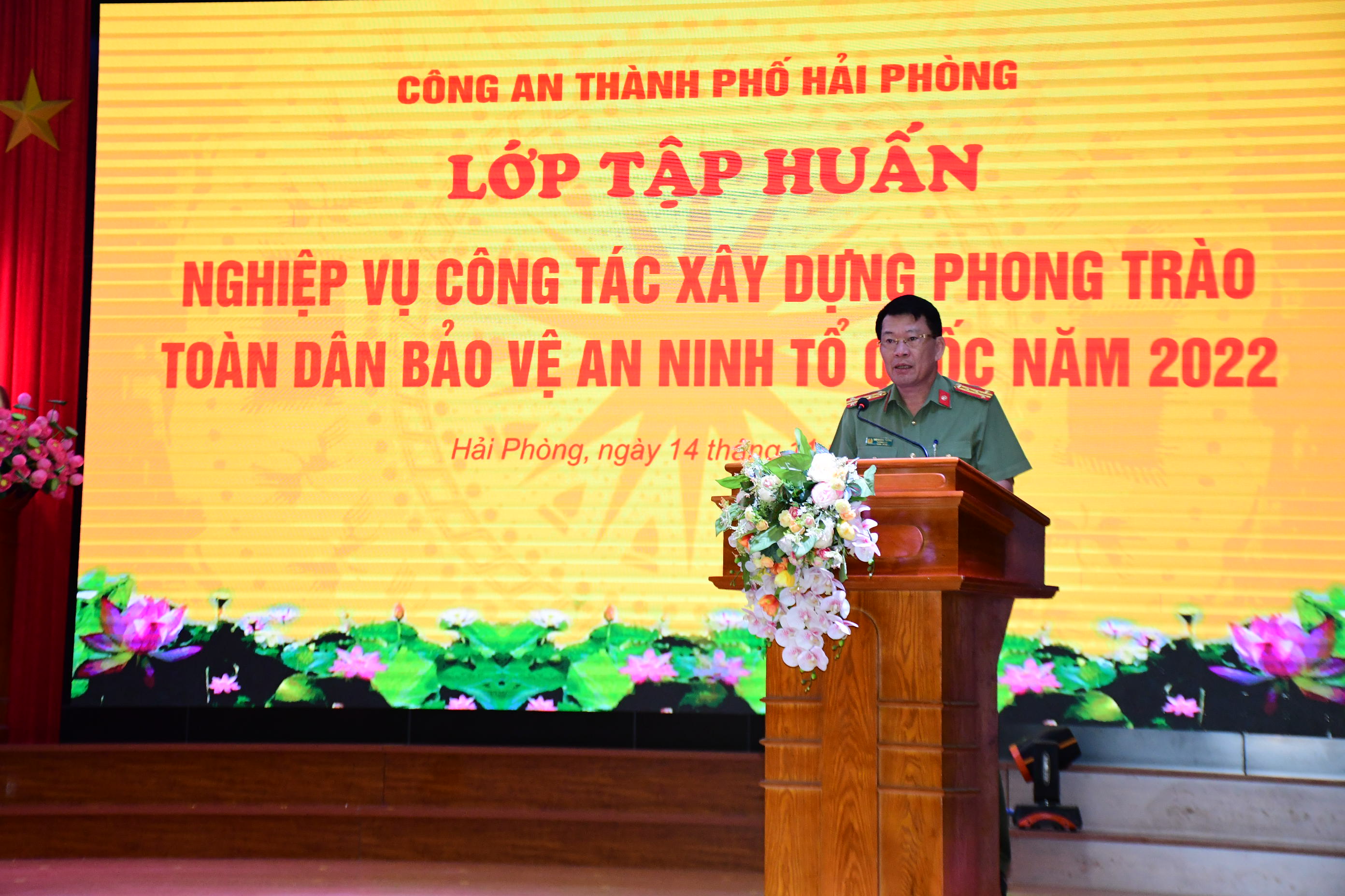 Tập huấn nghiệp vụ công tác xây dựng phong trào toàn dân bảo vệ an ninh Tổ quốc